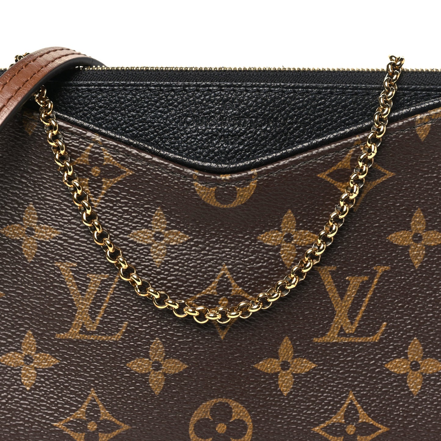 Monogram Pallas Clutch Black