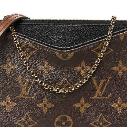 Louis Vuitton Monogram Pallas Clutch Black 7 of 10