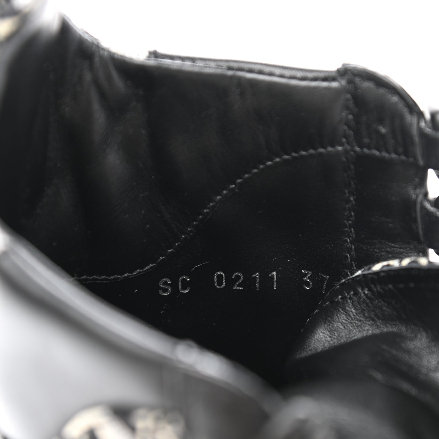 Suede Calfskin Jacquard Since 1854 Laureate Platform Desert Boots 37 Black