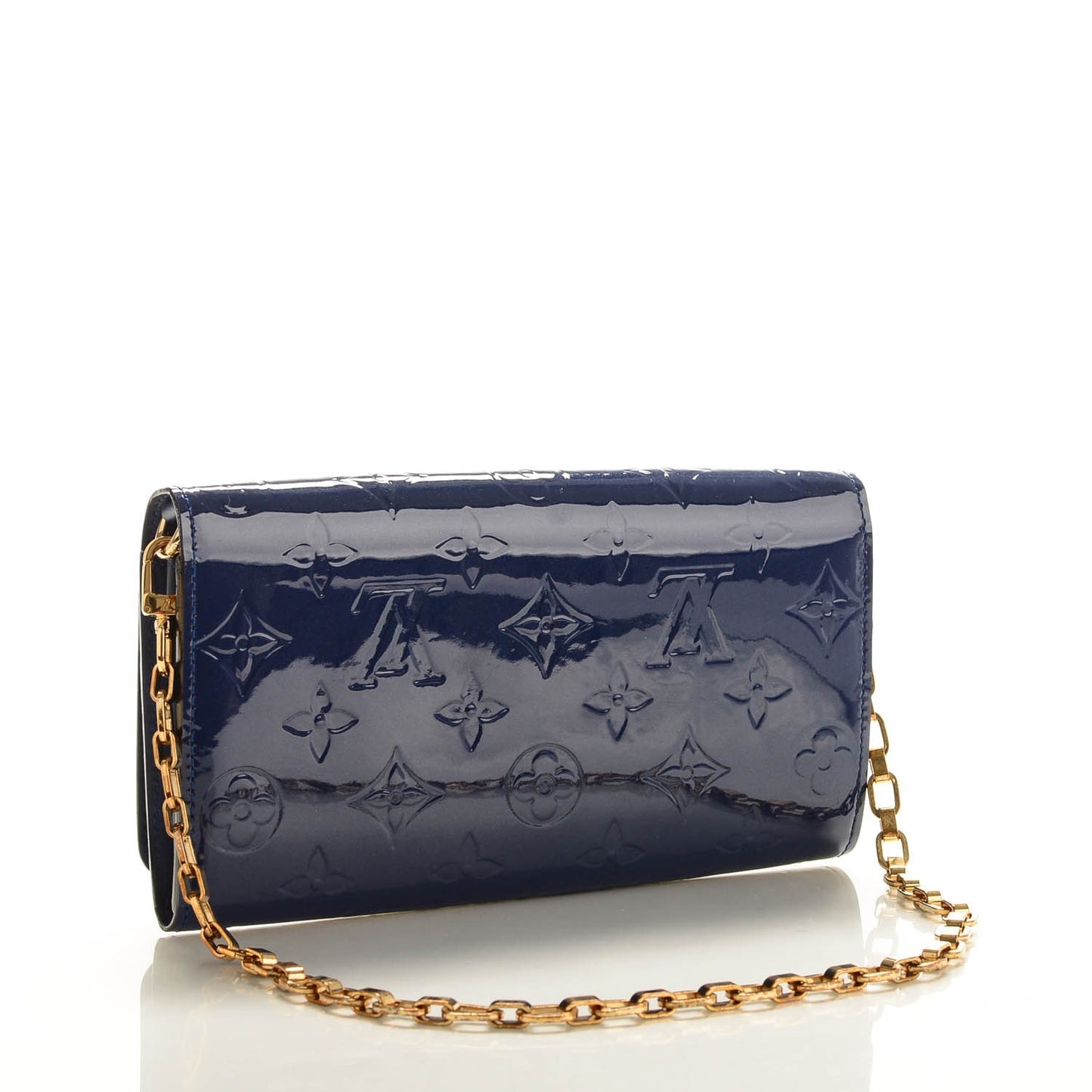 Vernis Chaine Wallet Grand Blue