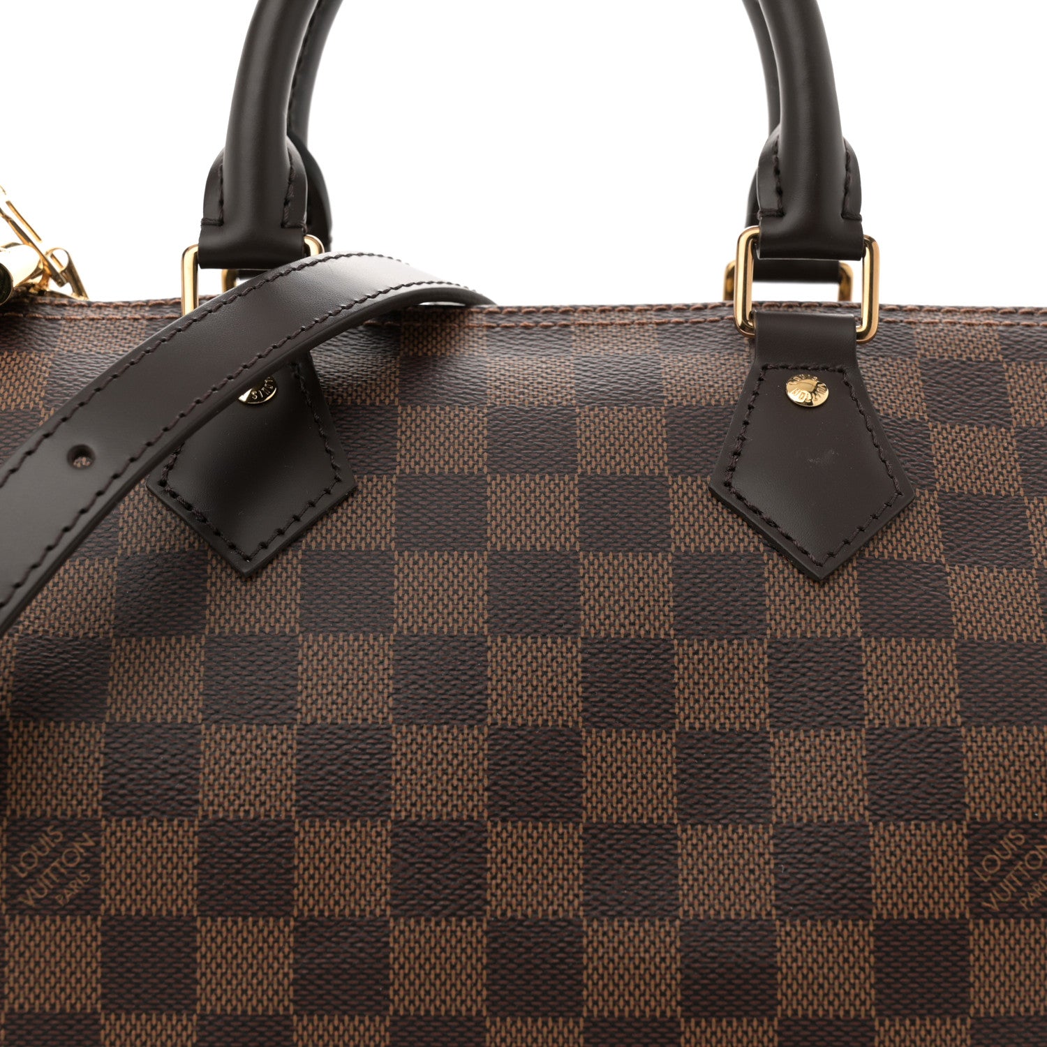 Louis Vuitton Damier Ebene Speedy Bandouliere 25 7 of 9