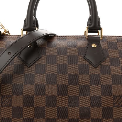 Louis Vuitton Damier Ebene Speedy Bandouliere 25 7 of 9