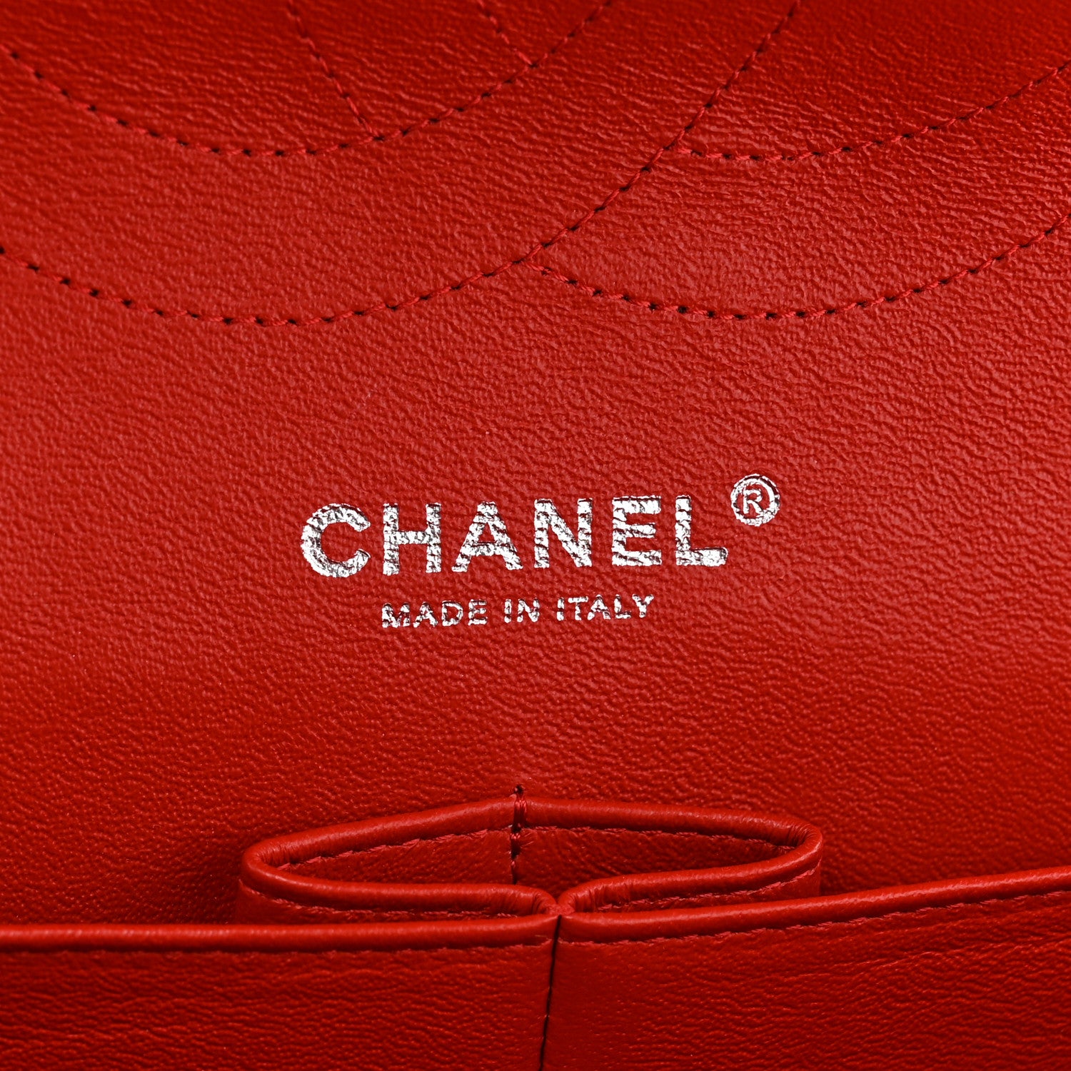 Chanel Lambskin Quilted Jumbo Double Flap Red 6 of 12