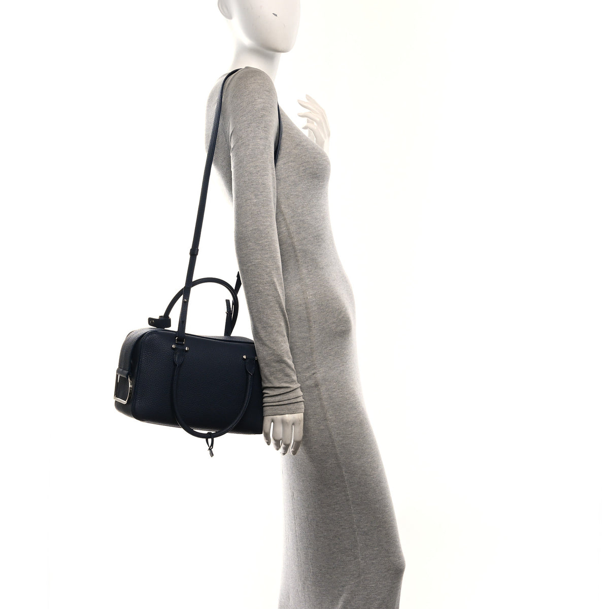 Taurillon Soft Cool Box MM Satchel Navy