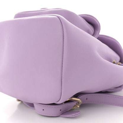 Chanel Lambskin Quilted Small Duma Drawstring Backpack Light Purple 10 of 10