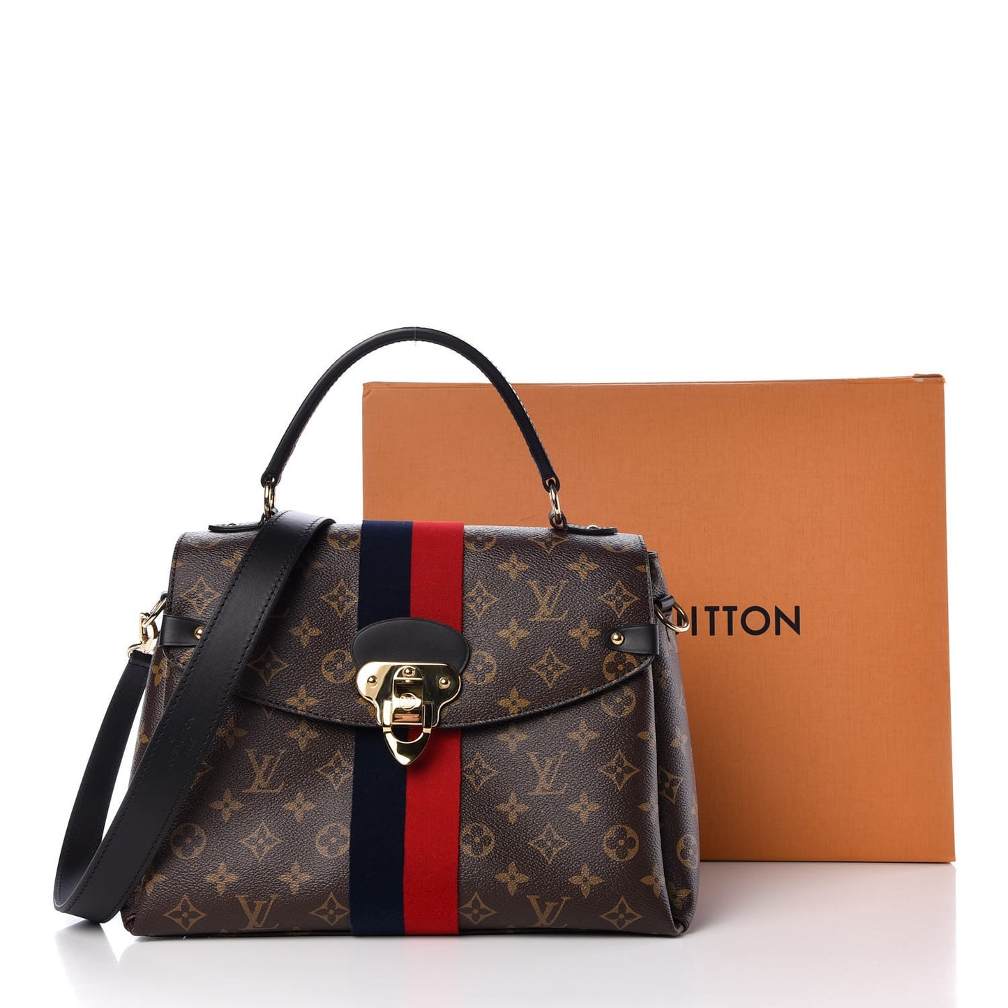Monogram Georges MM Marine Cherry