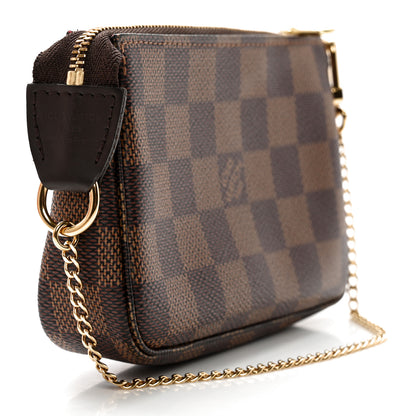 Louis Vuitton Damier Ebene Mini Pochette Accessories 2 of 13