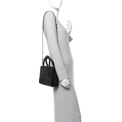 Christian Dior Ultraglossy Patent Cannage Small Lady Dior Black 2 of 11