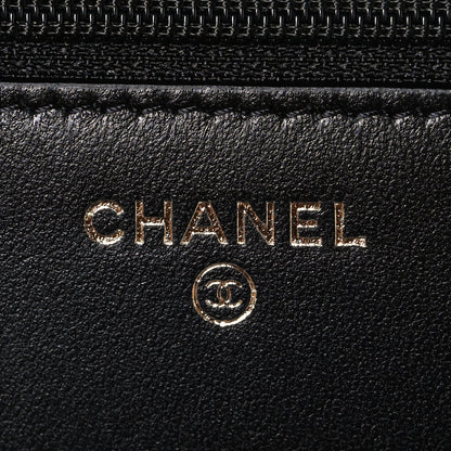 Chanel Lambskin Quilted Trendy CC Wallet On Chain WOC Black 6 of 11