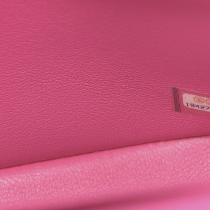 Chanel Lambskin Quilted Jumbo Double Flap Dark Pink 7 of 10