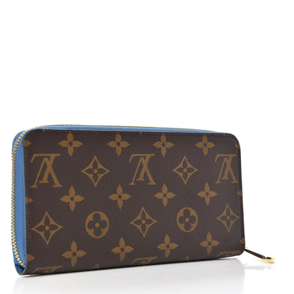 Louis Vuitton Monogram Zippy Wallet Blue Jean 3 of 7