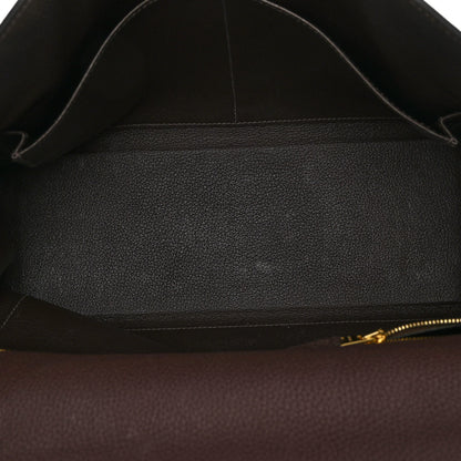 Hermes Togo Kelly Retourne 32 Chocolate 5 of 9