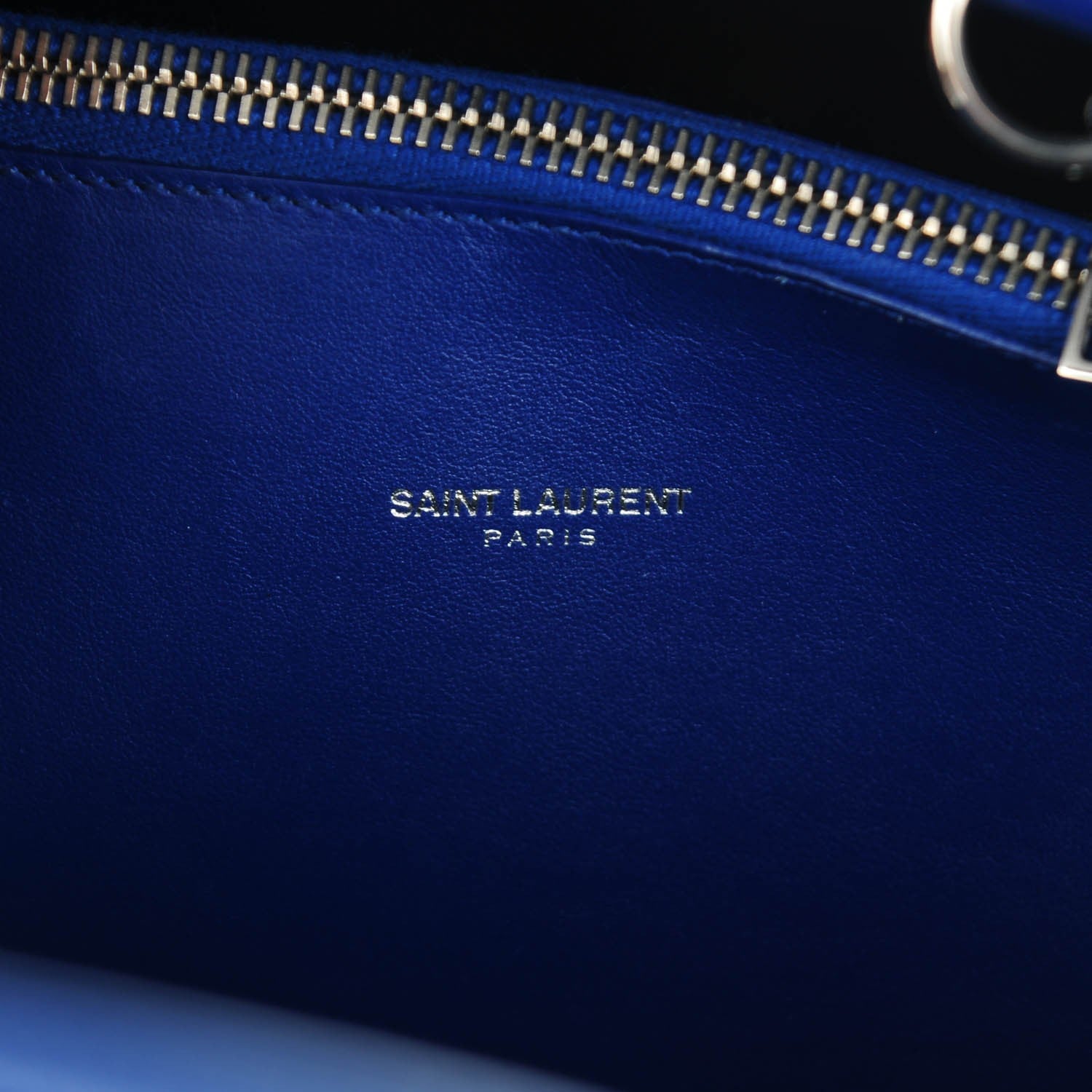 Saint Laurent Grained Calfskin Small Sac De Jour Outremer 7 of 9