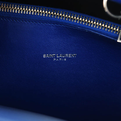 Saint Laurent Grained Calfskin Small Sac De Jour Outremer 7 of 9