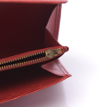 Louis Vuitton Epi Sarah Wallet Castillan Red 13 of 14