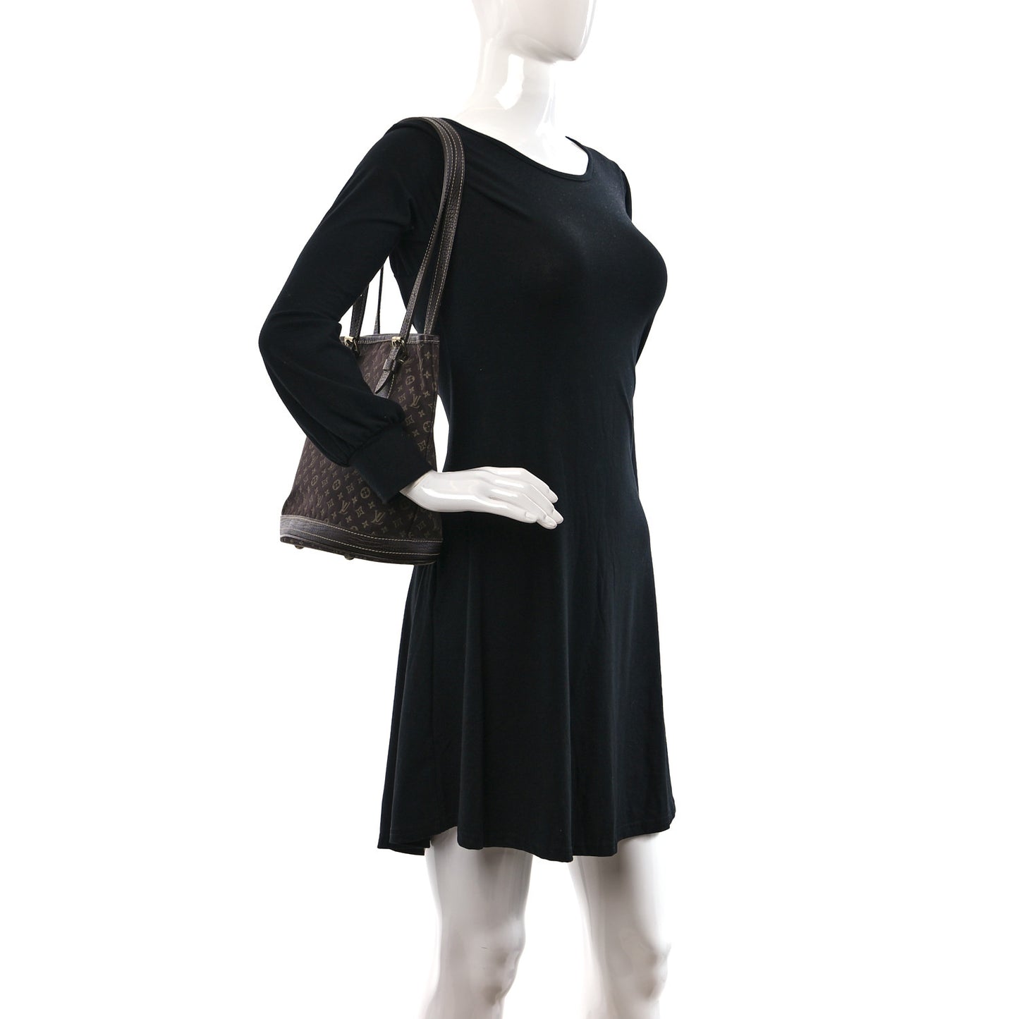 Mini Lin Petit Bucket Bag Ebene