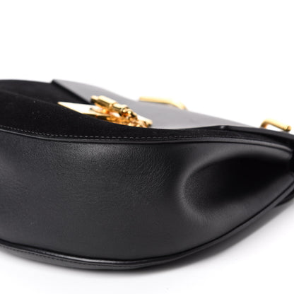 Chloe Suede Calfskin Mini Drew Shoulder Bag Black 7 of 9