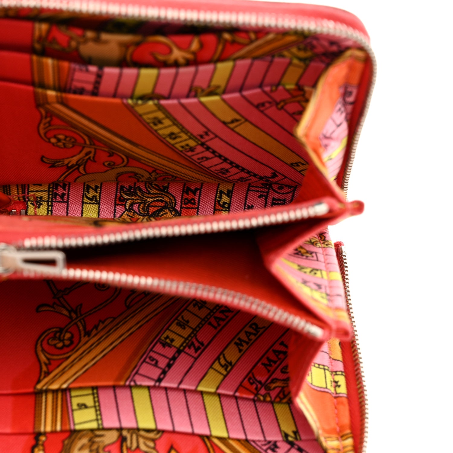 Hermes Epsom Silk'in Compact Wallet Rose Jaipur 5 of 7