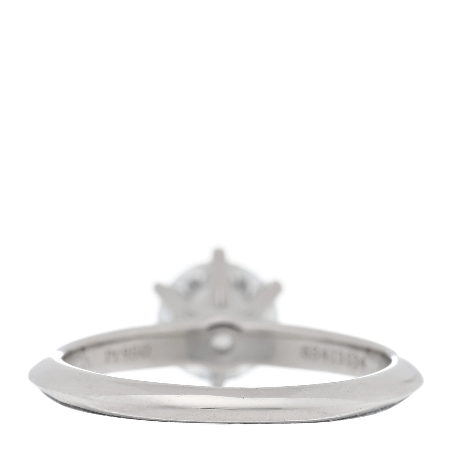 Platinum Diamond .95ct Solitaire Engagement Ring 49 4.75