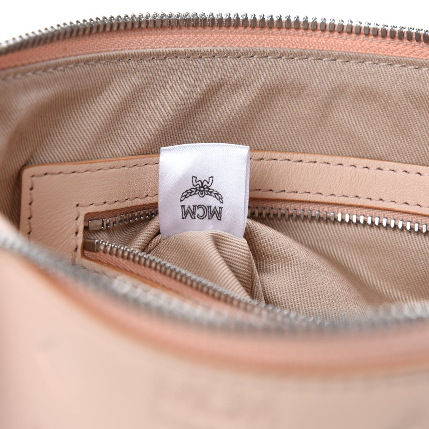 Calfskin Ottomar Monogram Crossbody Pouch Bisque