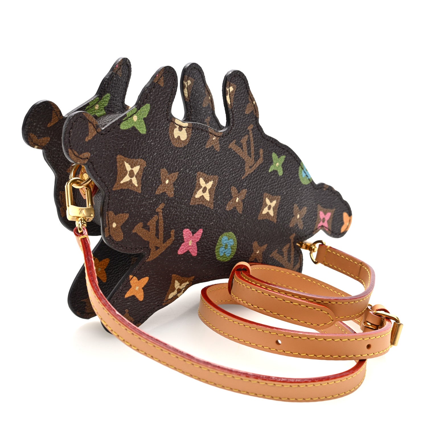 Louis Vuitton X TYLER THE CREATOR Monogram Craggy Dog On Strap Chocolate 3 of 9