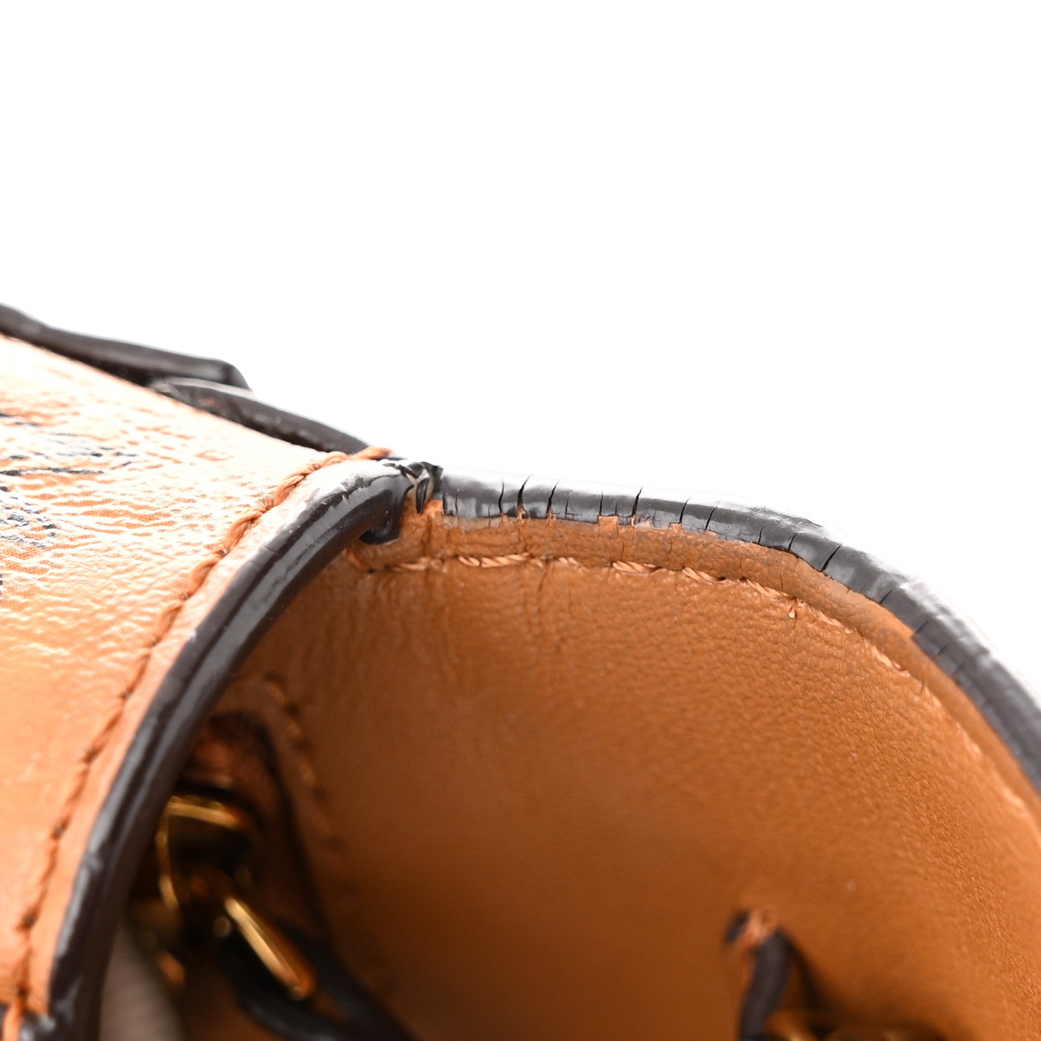 MCM Visetos Tracy Crossbody Cognac 11 of 11