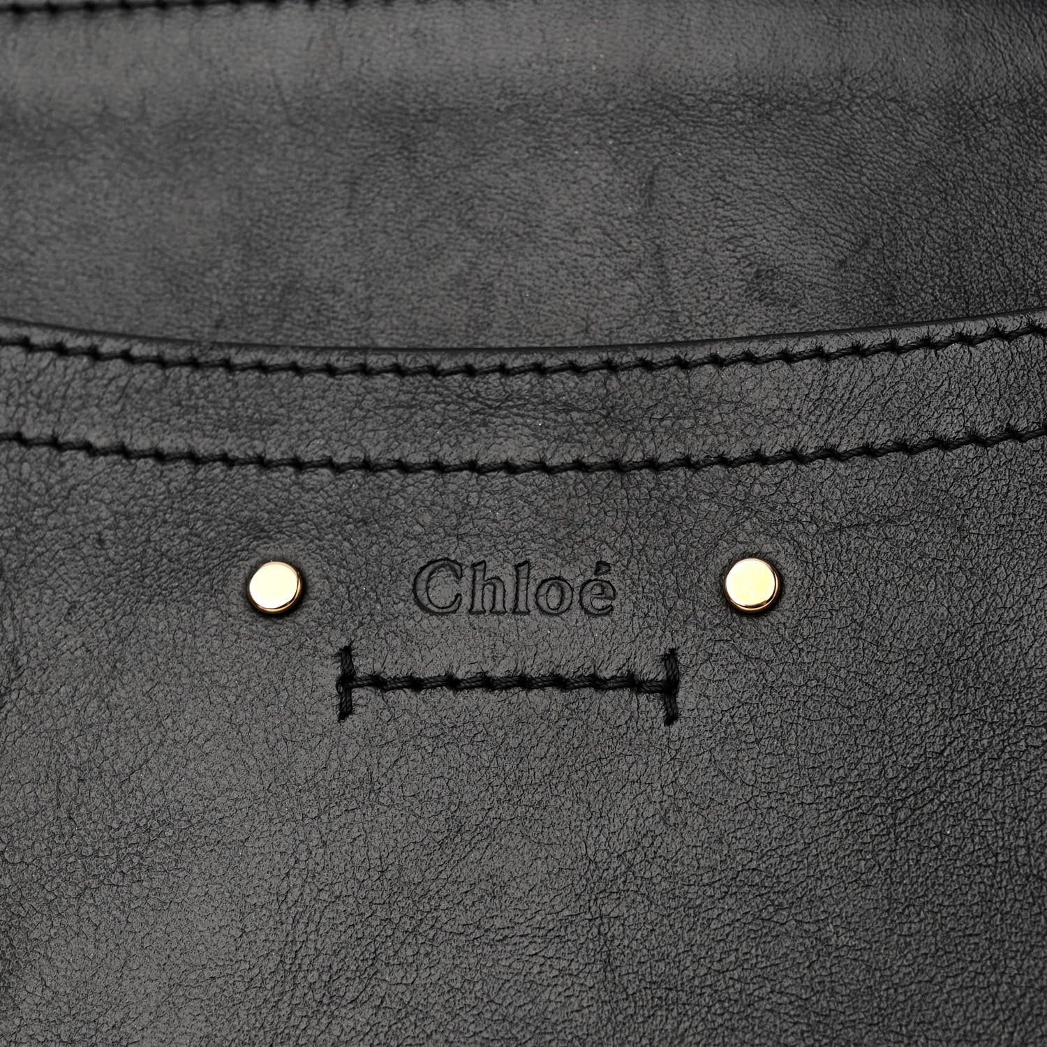 Chloe Calfskin Suede Small Roy Bag Black 10 of 16
