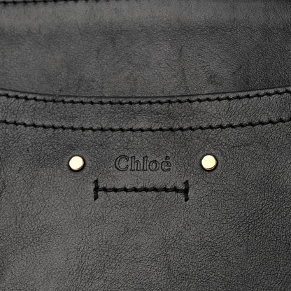 Chloe Calfskin Suede Small Roy Bag Black 10 of 16