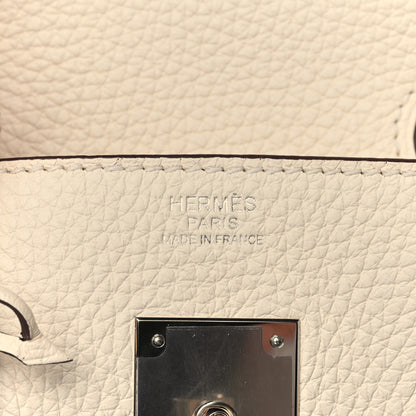 Hermes Taurillon Clemence Birkin 30 Nata 6 of 10