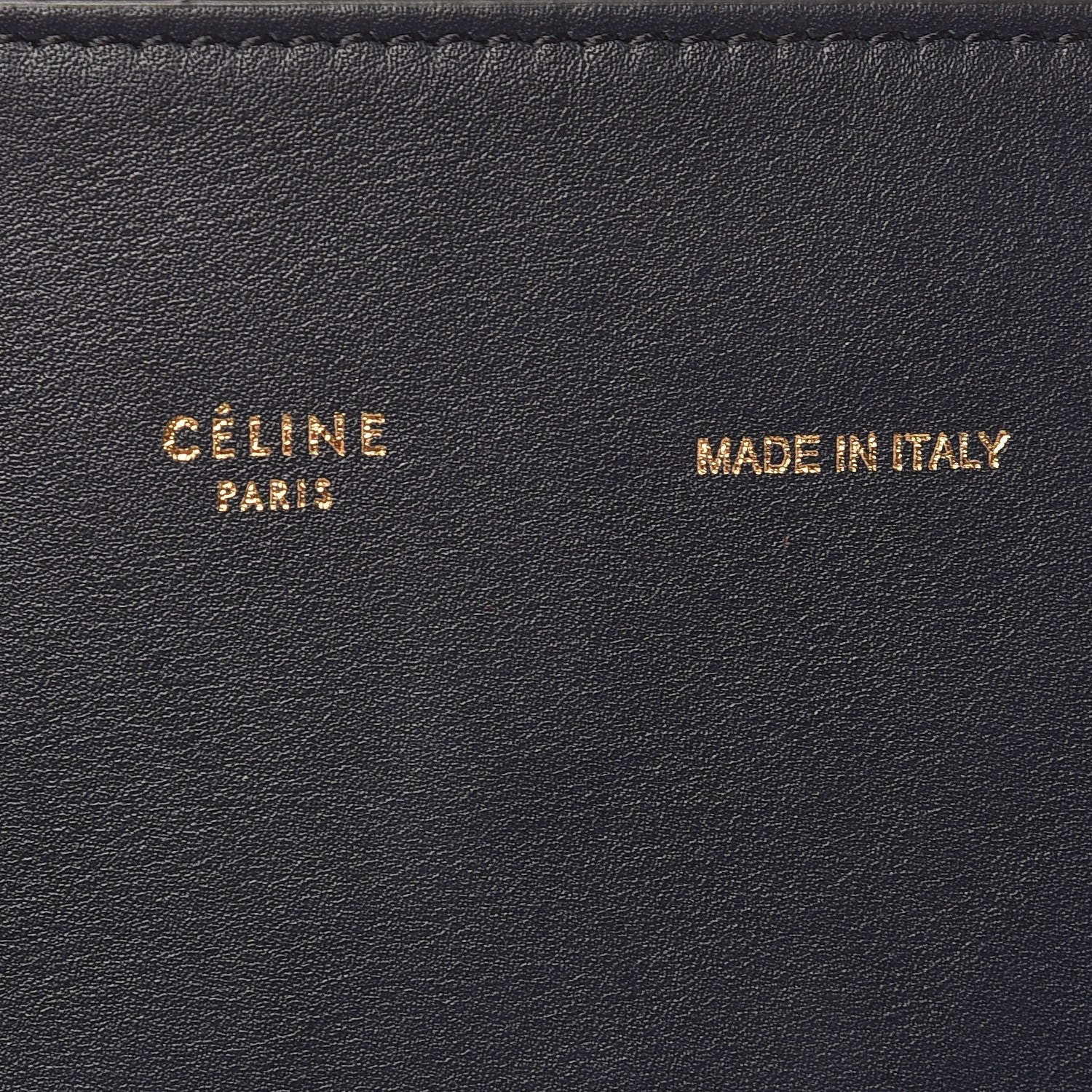Celine Smooth Calfskin Small Tassel Cabas Phantom Navy Blue 6 of 7
