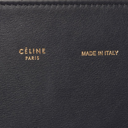 Celine Smooth Calfskin Small Tassel Cabas Phantom Navy Blue 6 of 7