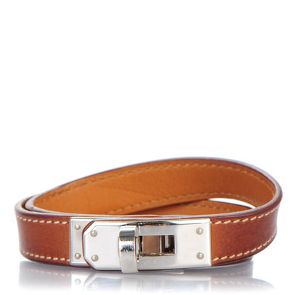 Hermes Barenia Kelly Double Tour Bracelet S Fauve 1 of 7