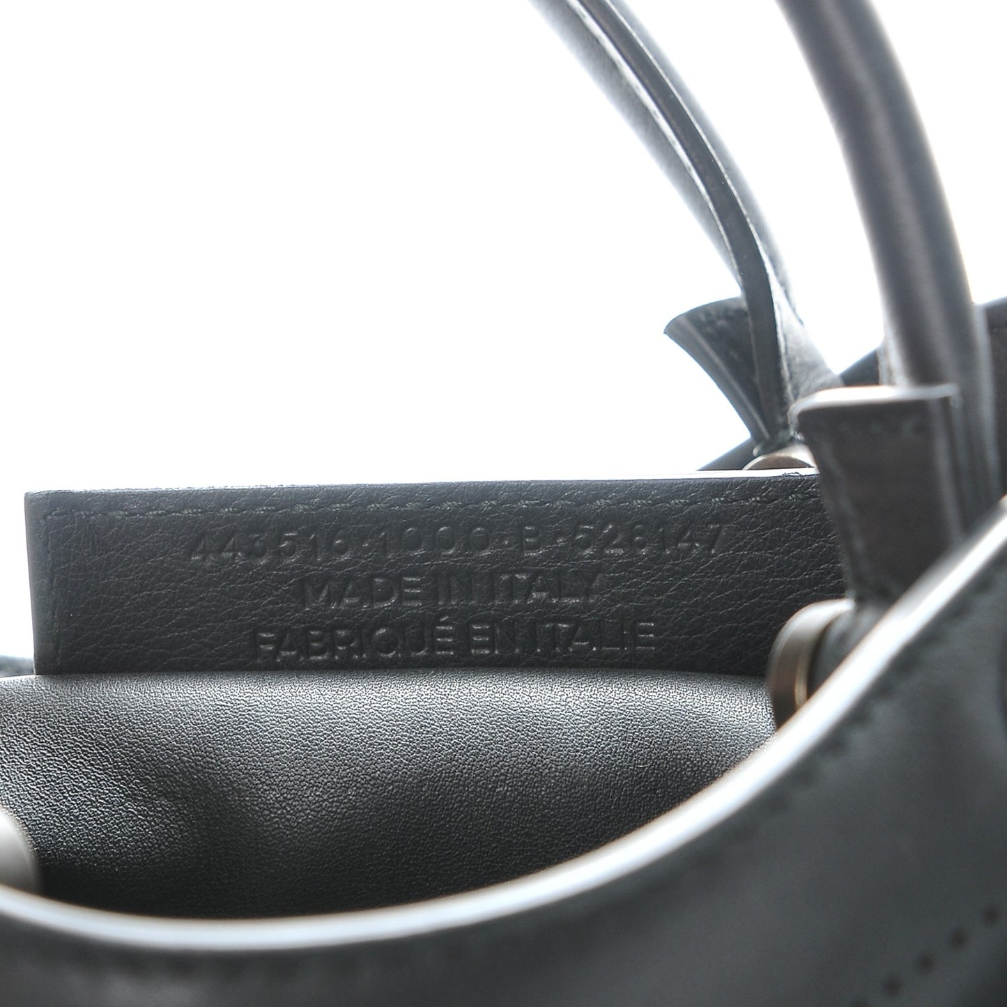 Veau Soyeux Perforated Blackout Hardware S City Black