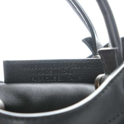 Balenciaga Veau Soyeux Perforated Blackout Hardware S City Black 7 of 7