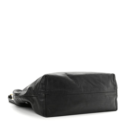 Prada Soft Calf Tote Black 4 of 11