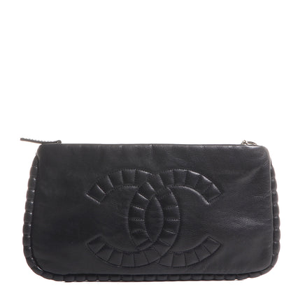 Chanel Calfskin On the Bund Pochette Black 1 of 7