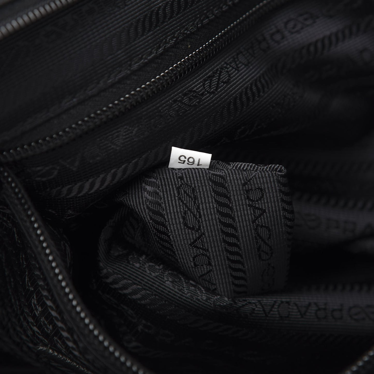 Tessuto Nylon Saffiano Tote Black