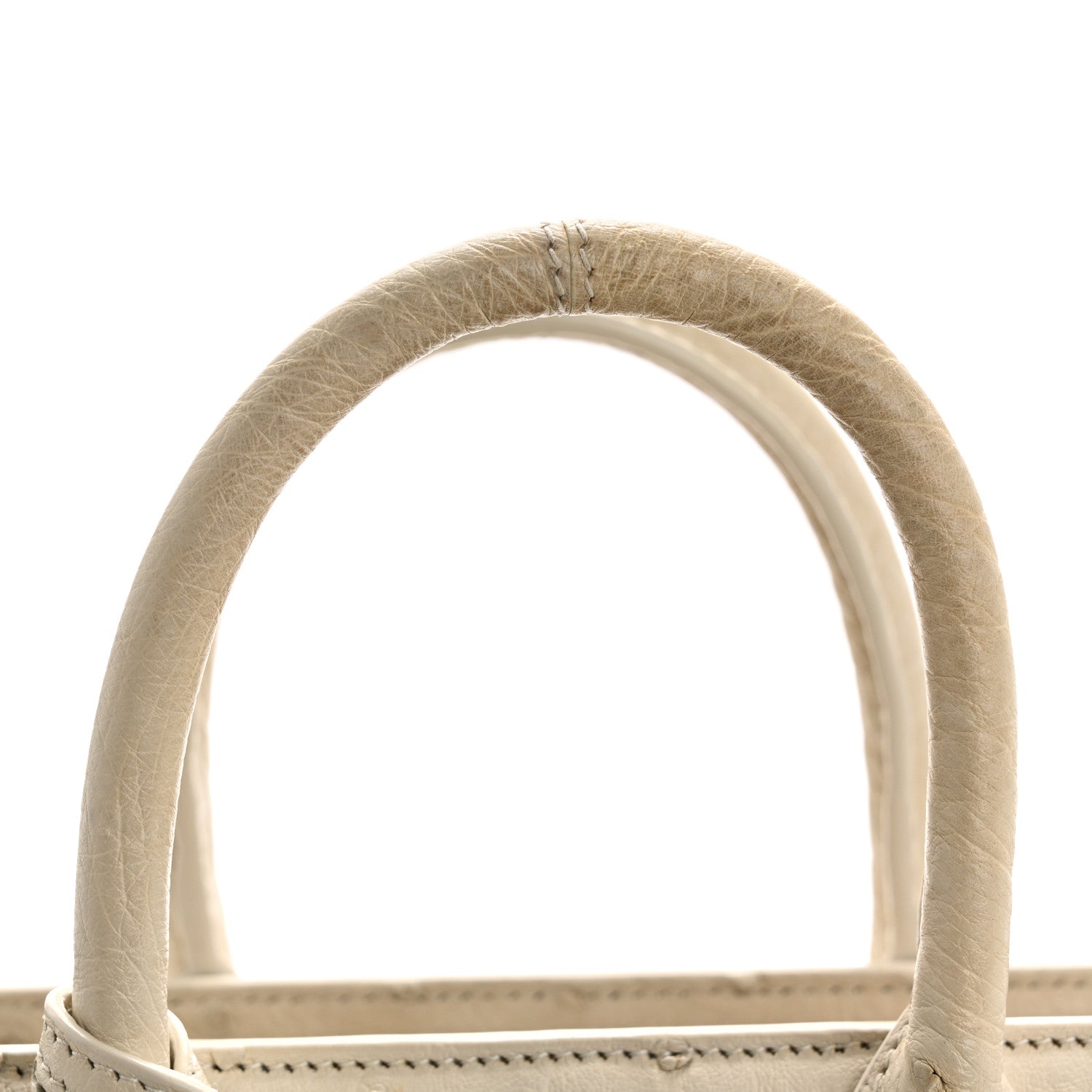 Saint Laurent Ostrich Nano Sac De Jour Crema Soft 11 of 15