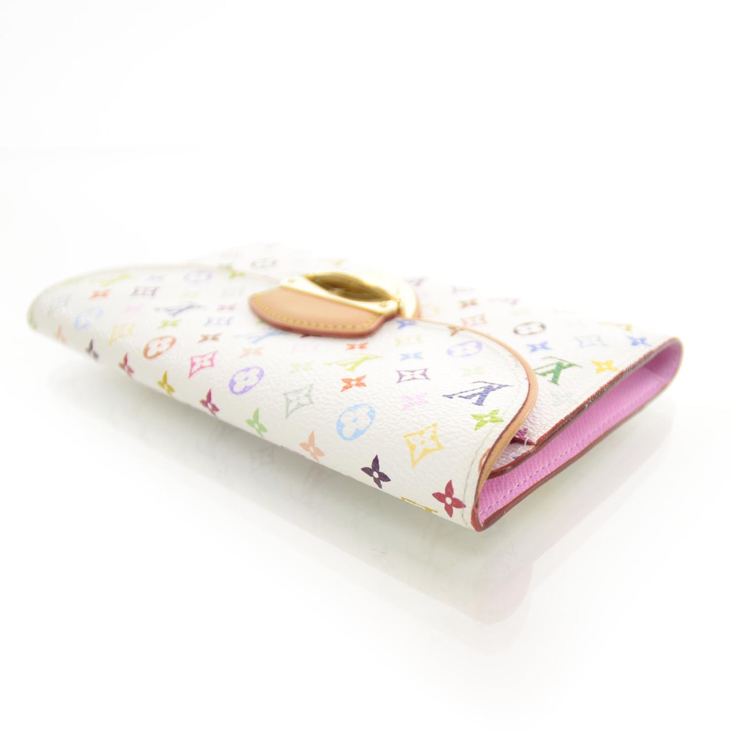 Monogram Multicolor Eugenie Wallet White