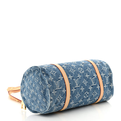 Louis Vuitton Monogram Denim Papillon Denim Blue 4 of 10