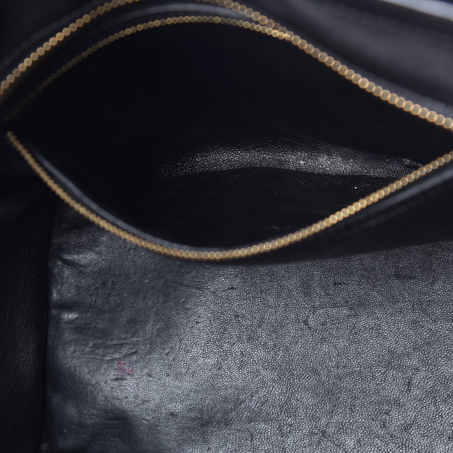 Smooth Calfskin Shrunken Lambskin Mini Bi-Color Luggage Black White