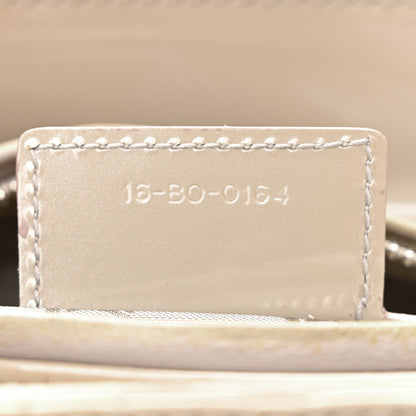 Christian Dior Pearlized Patent Cannage Medium Lady Dior Grey 7 of 12