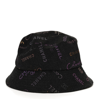 Chanel Denim Mood Cloche Bucket Hat L Black 4 of 7