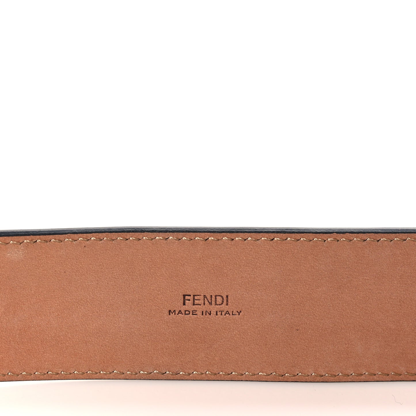 Calfskin F is Fendi FF 1974 Embossed Belt 90/36 Black