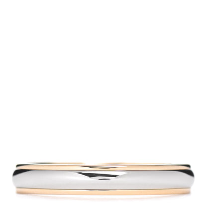 Tiffany Platinum 18K Yellow Gold Lucida 4mm Band Ring 68 12 3 of 4