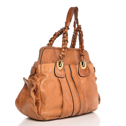 Chloe Lambskin Large Heloise Satchel Gazelle 3 of 31