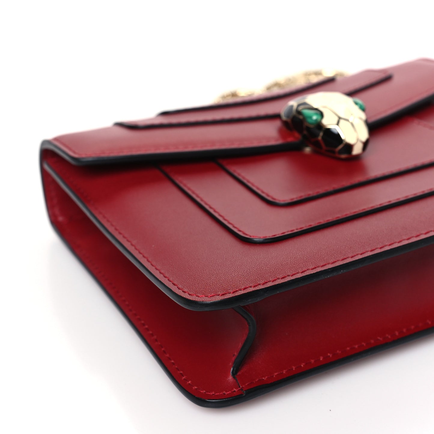 Calfskin Serpenti Forever Crossbody Bag Red