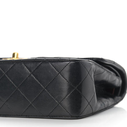 Chanel Lambskin Quilted Small Double Flap Black 10 of 15