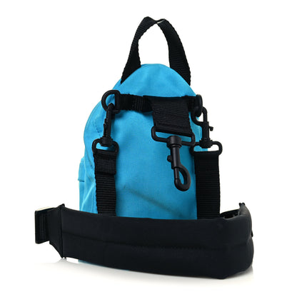 Balenciaga Recycled Casual Nylon Mini Oversized Backpack Cyclades Blue 3 of 14