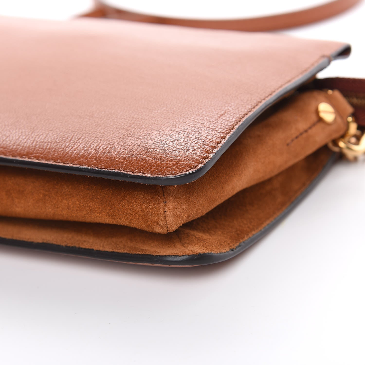 Givenchy Goatskin Suede Cross 3 Crossbody Bag Chestnut 9 of 12